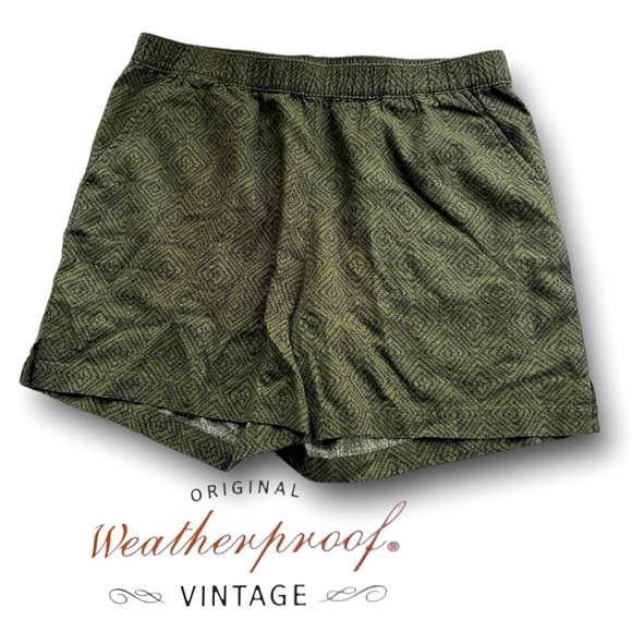 Weatherproof Pants - Women's Linen Blend Short Pull On by Weatherproof Vintage Washable Size Medium